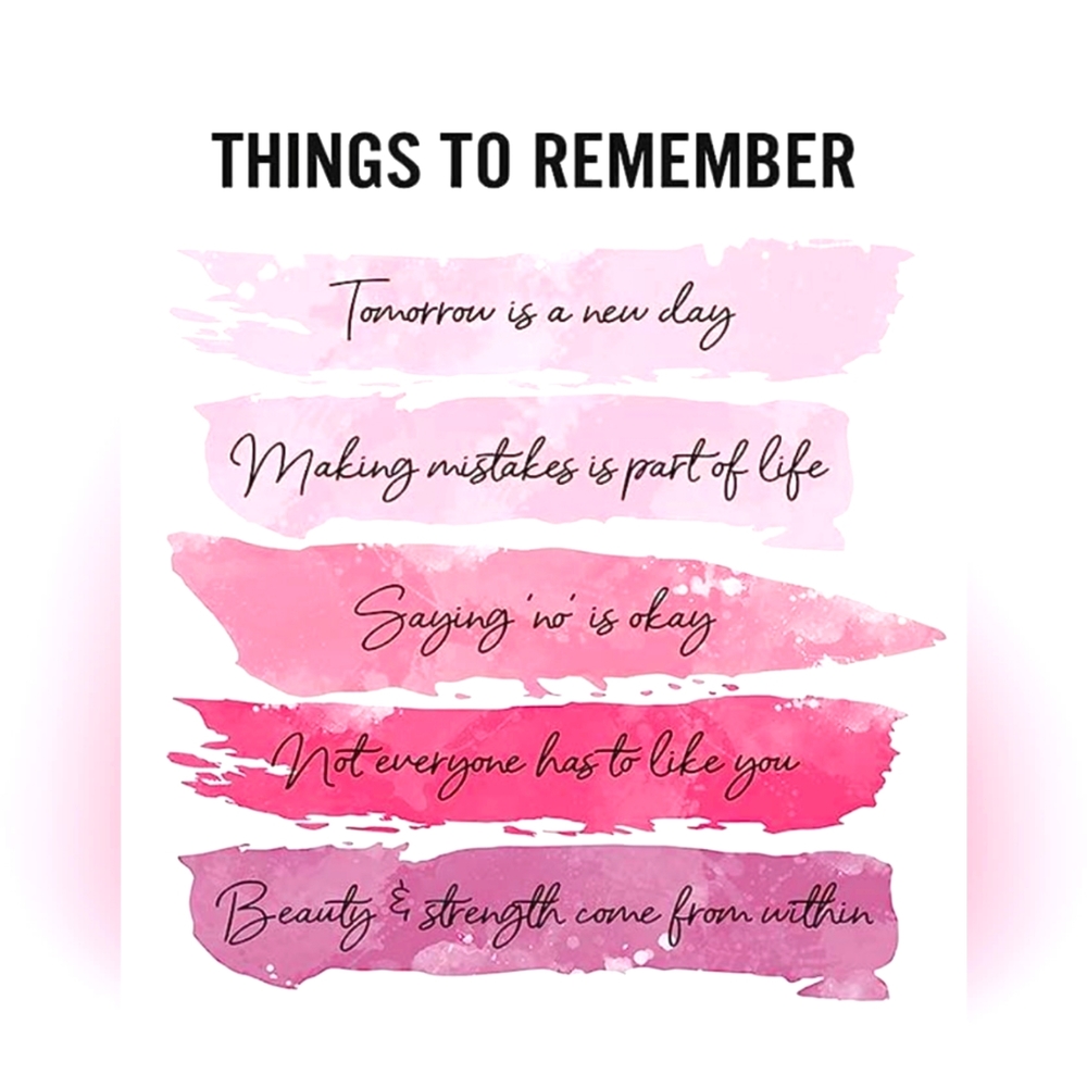 💜Things to remember 💜